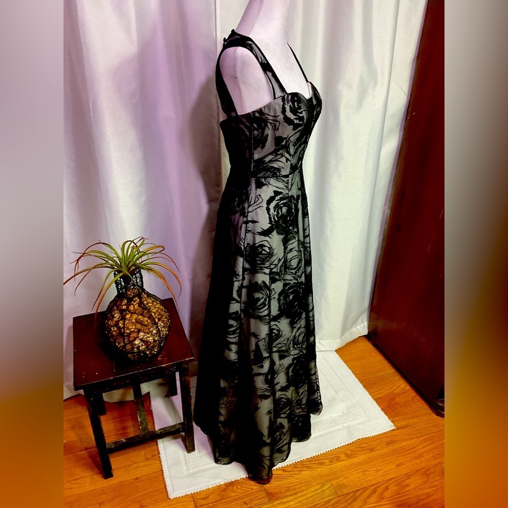 Aiden Mattox Black Gown - Picture 6 of 14